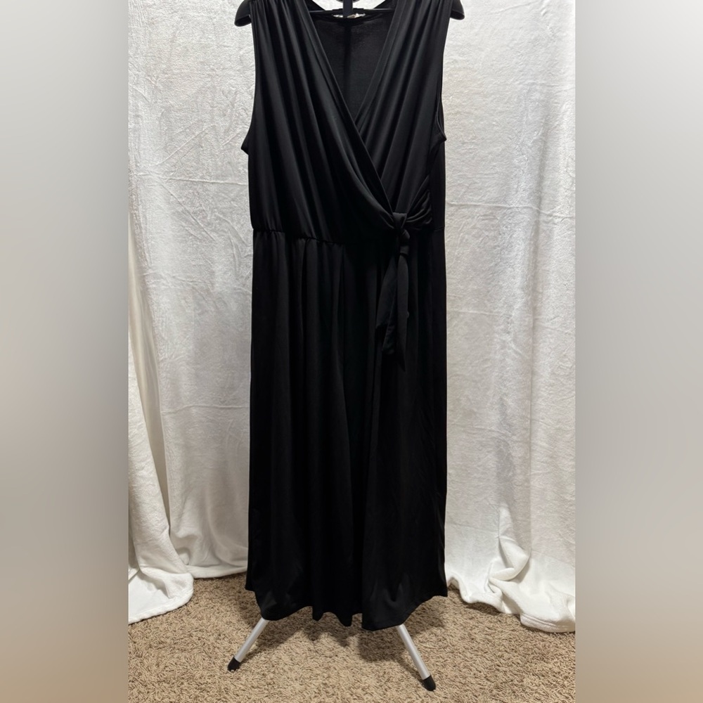 Haani Black Sleeveless Jumpsuit
